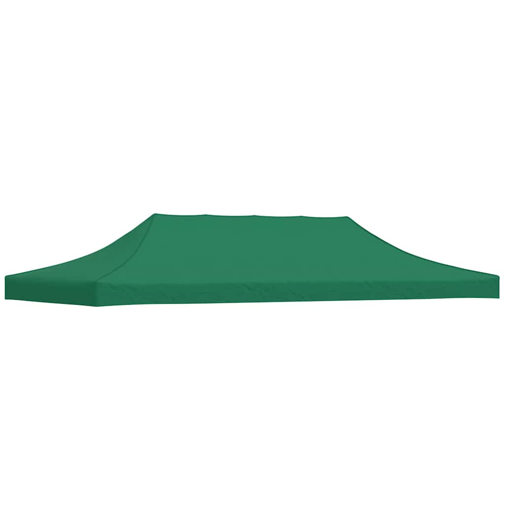 Krov za šator za zabave 6 x 3 m zeleni 270 g/m²