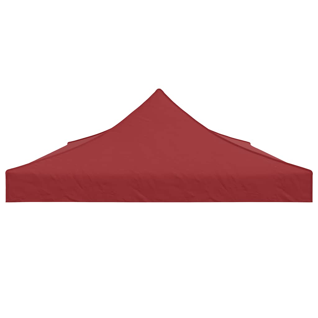 Krov za šator za zabave 6 x 3 m bordo 270 g/m²