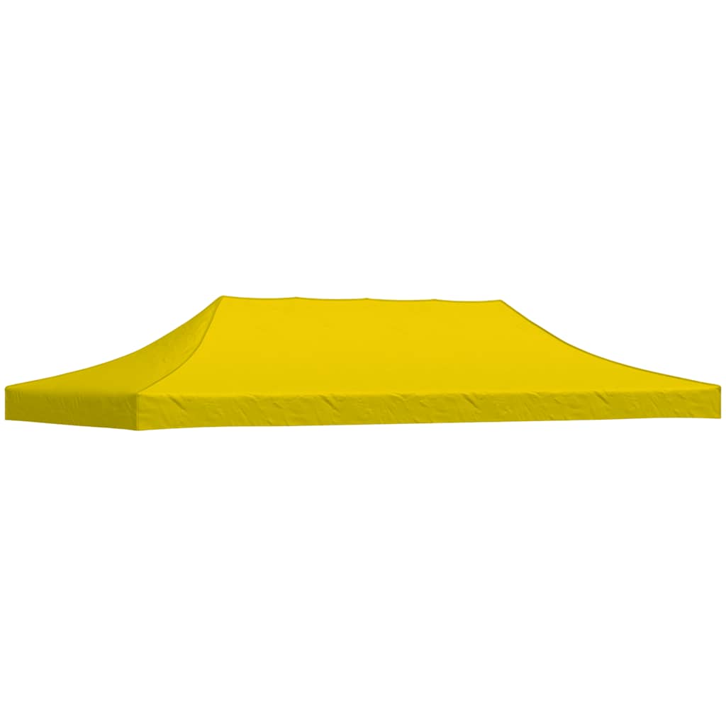 Krov za šator za zabave 6 x 3 m žuti 270 g/m²