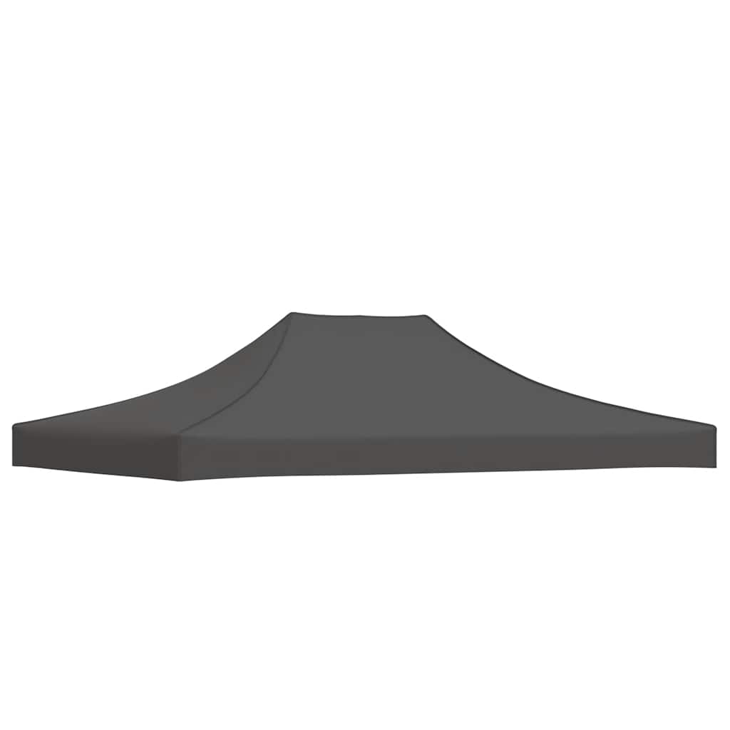 Krov za šator za zabave 4,5 x 3 m antracit 270 g/m²