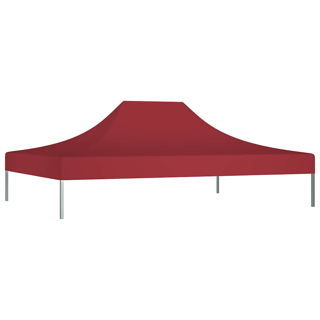 Krov za šator za zabave 4,5 x 3 m bordo 270 g/m²