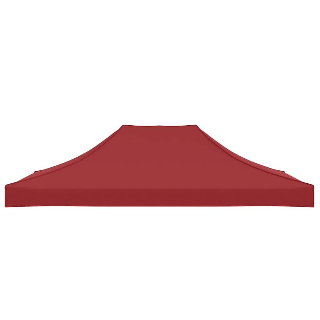 Krov za šator za zabave 4,5 x 3 m bordo 270 g/m²