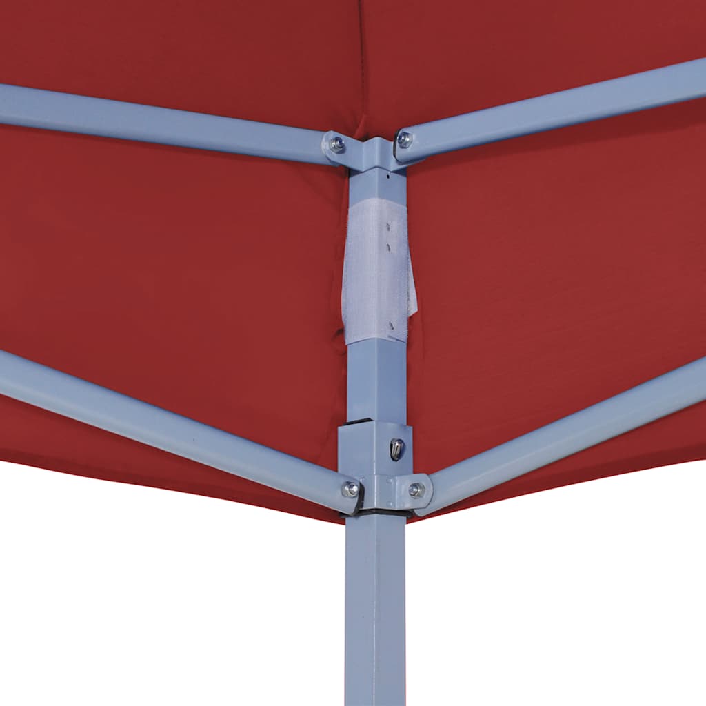 Krov za šator za zabave 4,5 x 3 m bordo 270 g/m²