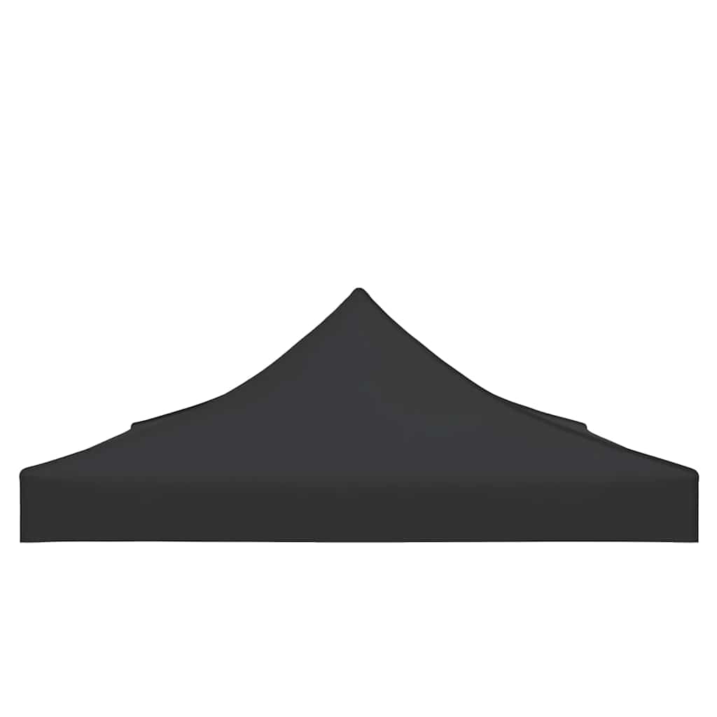 Krov za šator za zabave 4,5 x 3 m crni 270 g/m²