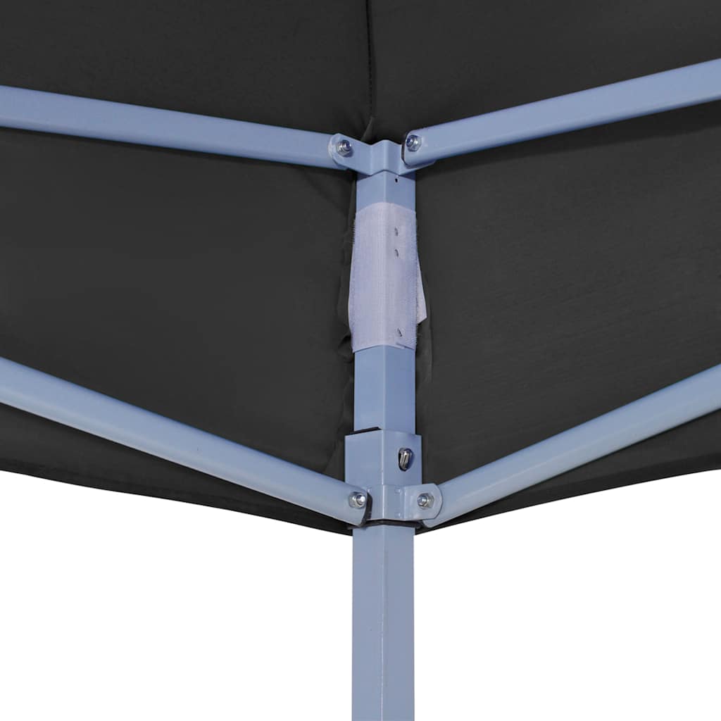 Krov za šator za zabave 4,5 x 3 m crni 270 g/m²