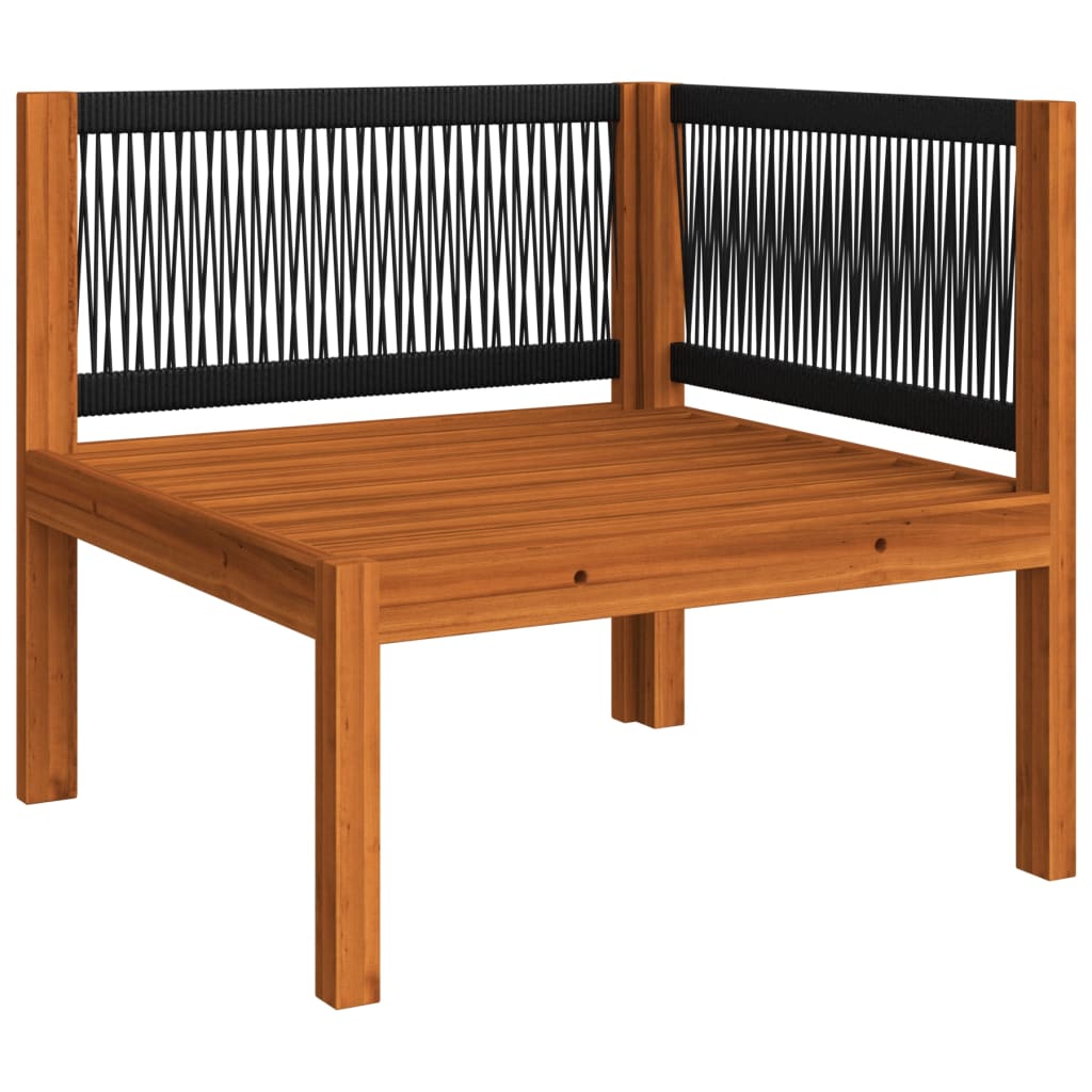Vrtni set za sjedenje s jastucima, 8 dijelova, krem, 63x63 cm