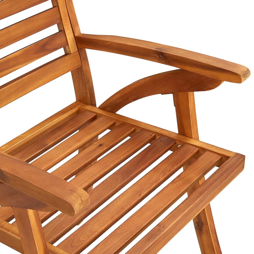 Vrtni blagovaonski set od 7 dijelova 150x90 cm masivno drvo akacije