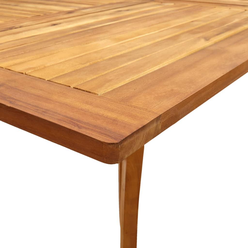 Vrtni blagovaonski set od 7 dijelova 150x90 cm masivno drvo akacije