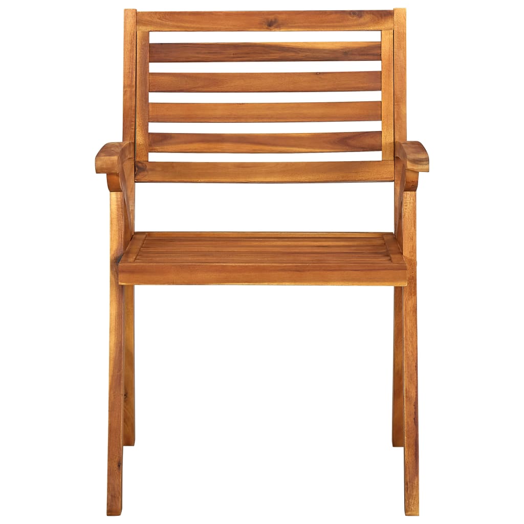 Vrtni blagovaonski set od 7 dijelova 150x90 cm masivno drvo akacije