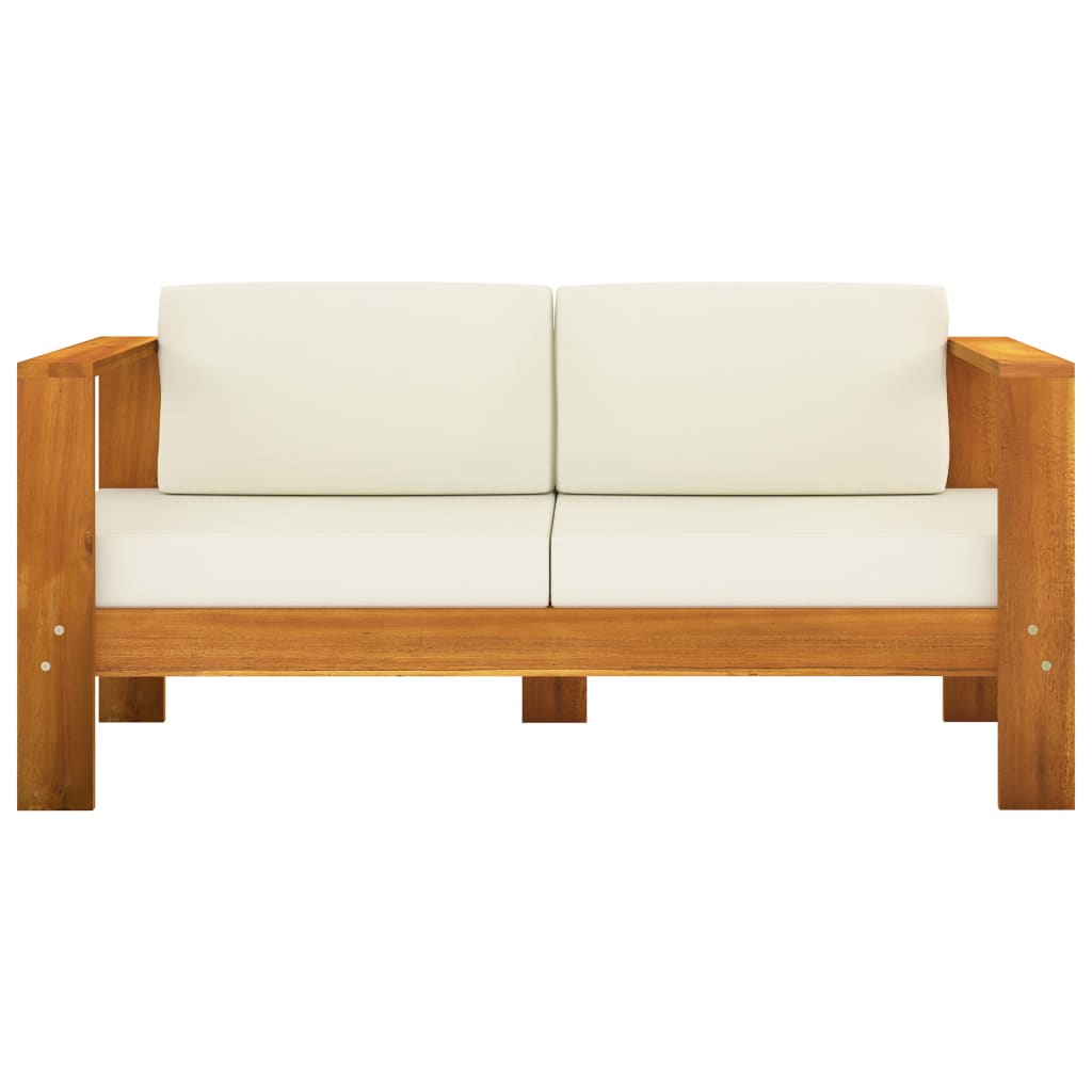 Vrtni set za sjedenje s jastucima, 8 dijelova, 100 x 60 cm, akacija