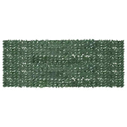 Balkonski zastor s tamnozelenim lišćem 400 x 150 cm