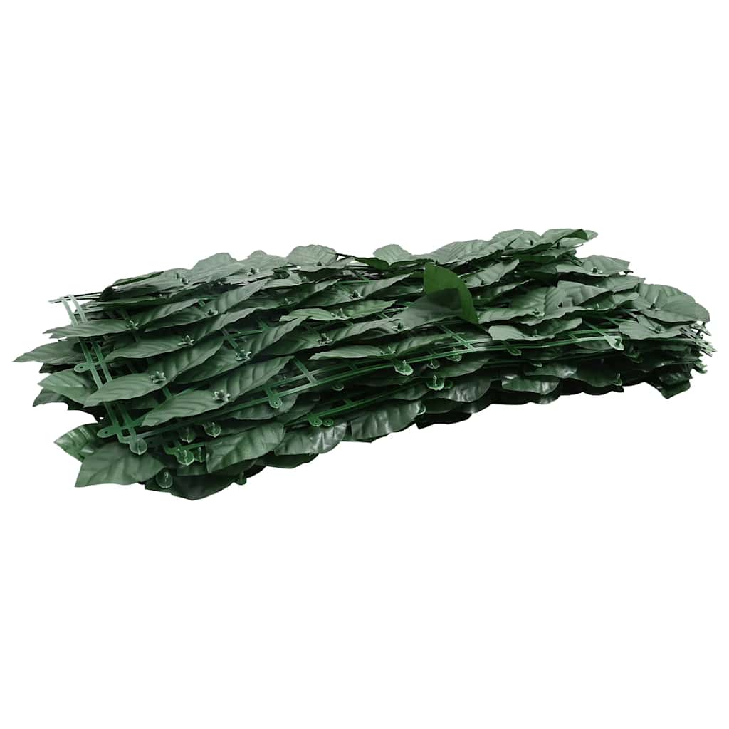 Balkonski zastor s tamnozelenim lišćem 400 x 150 cm