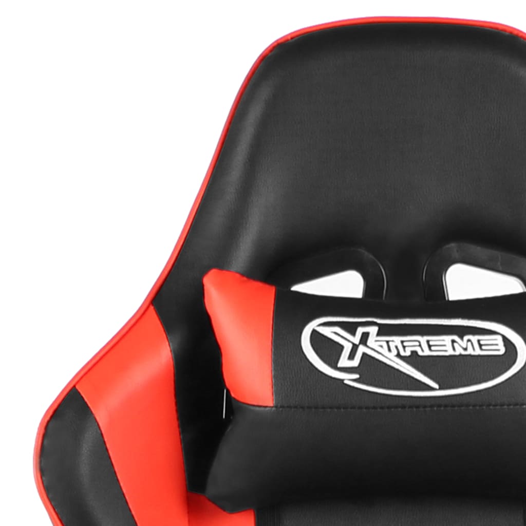 Okretna igraća stolica crvena PVC