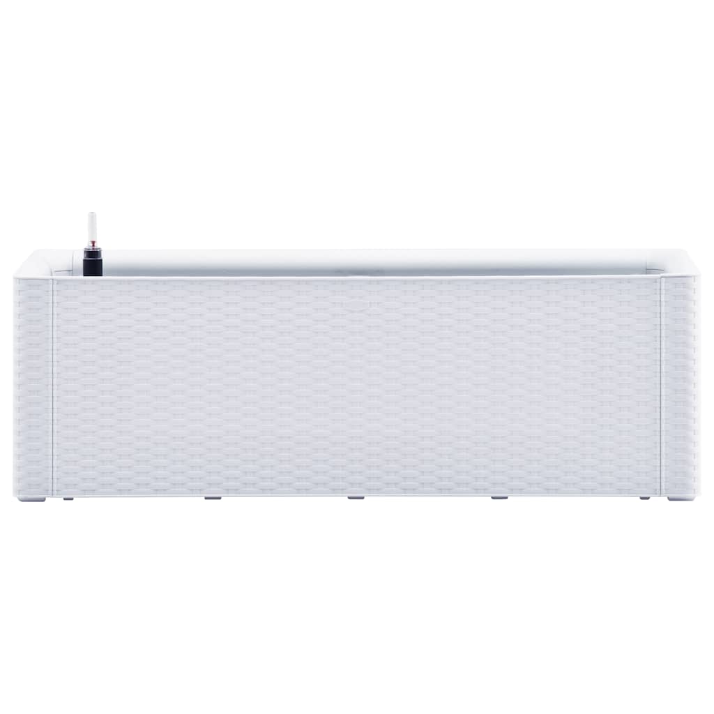 Povišena vrtna gredica sa samozalijevanjem bijela 100x43x33 cm