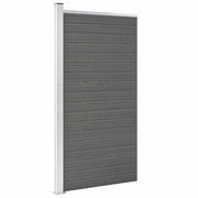 Panel za ogradu WPC 95 x 186 cm sivi
