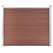 Panel za ogradu WPC 180 x 146 cm smeđi