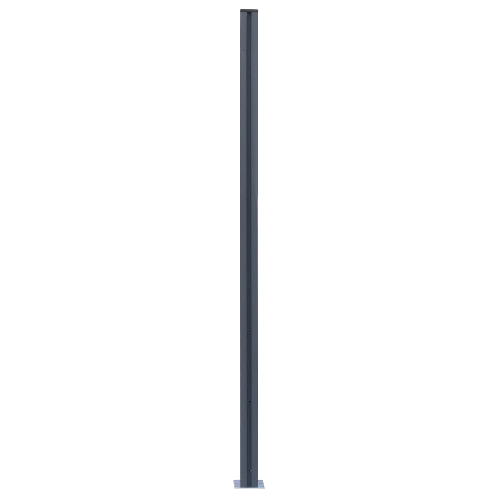 Stupovi za ogradu 185 cm aluminijski