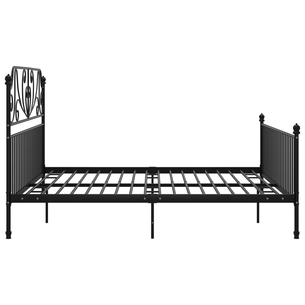 Okvir za krevet crni metalni 180 x 200 cm