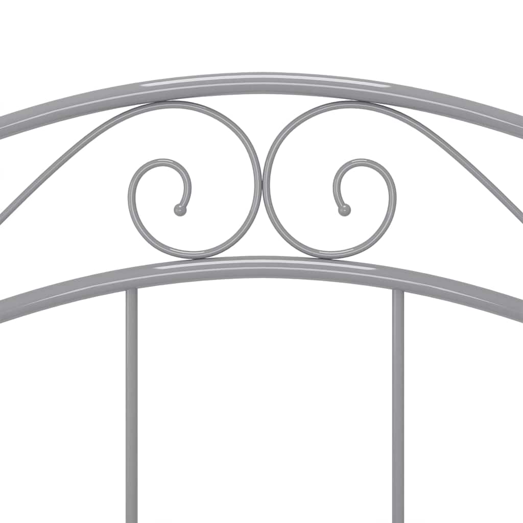 Okvir za krevet sivi metalni 100 x 200 cm