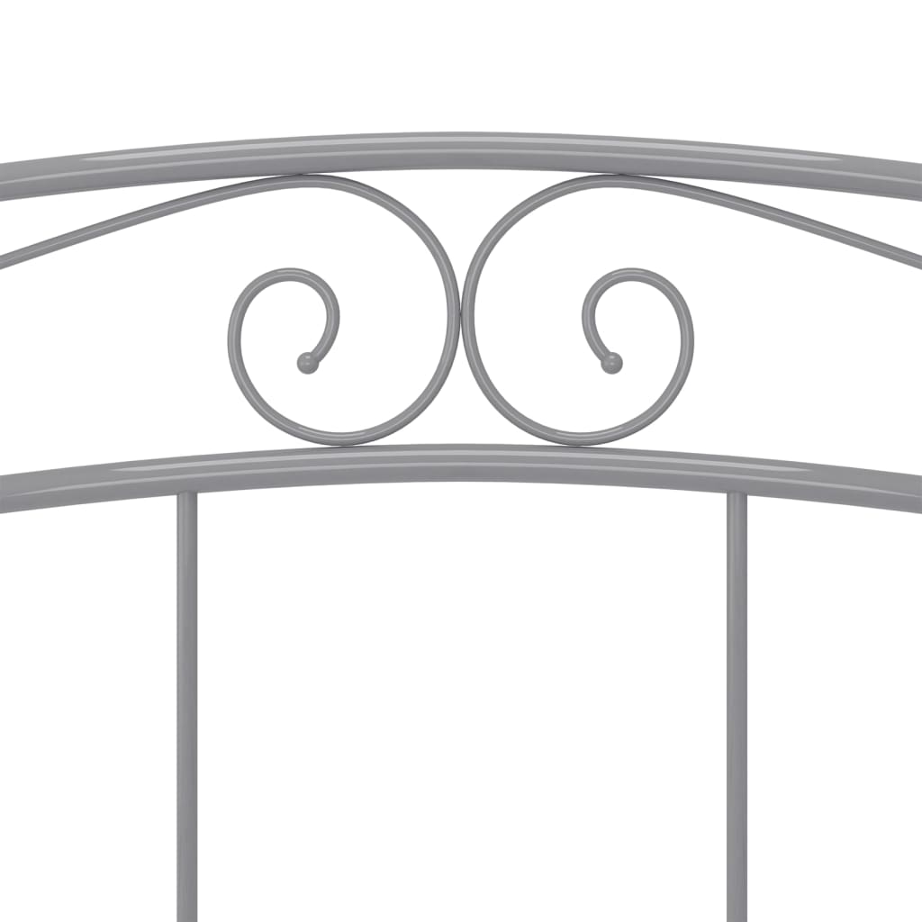 Okvir za krevet sivi metalni 160 x 200 cm