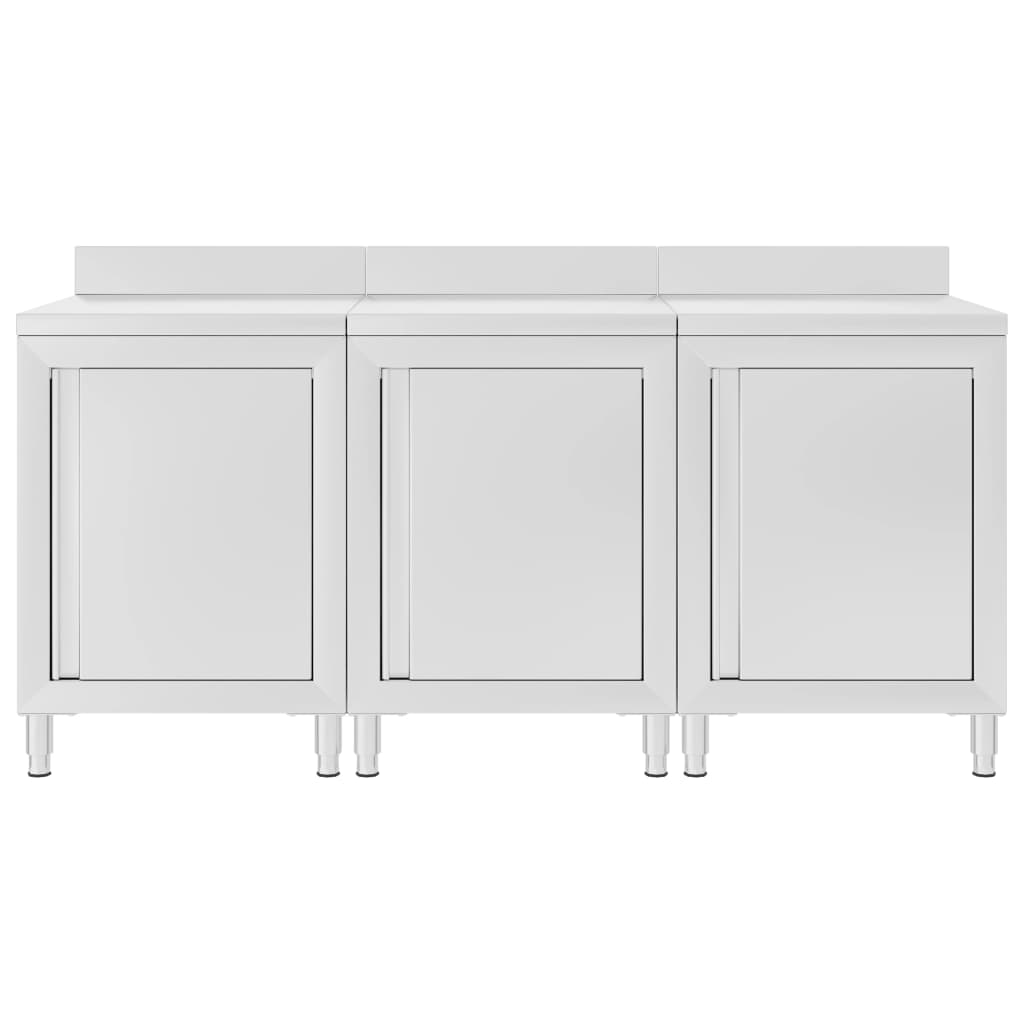 Komercijalni ormarić s radnom pločom 180 x 60 x 96 cm čelični