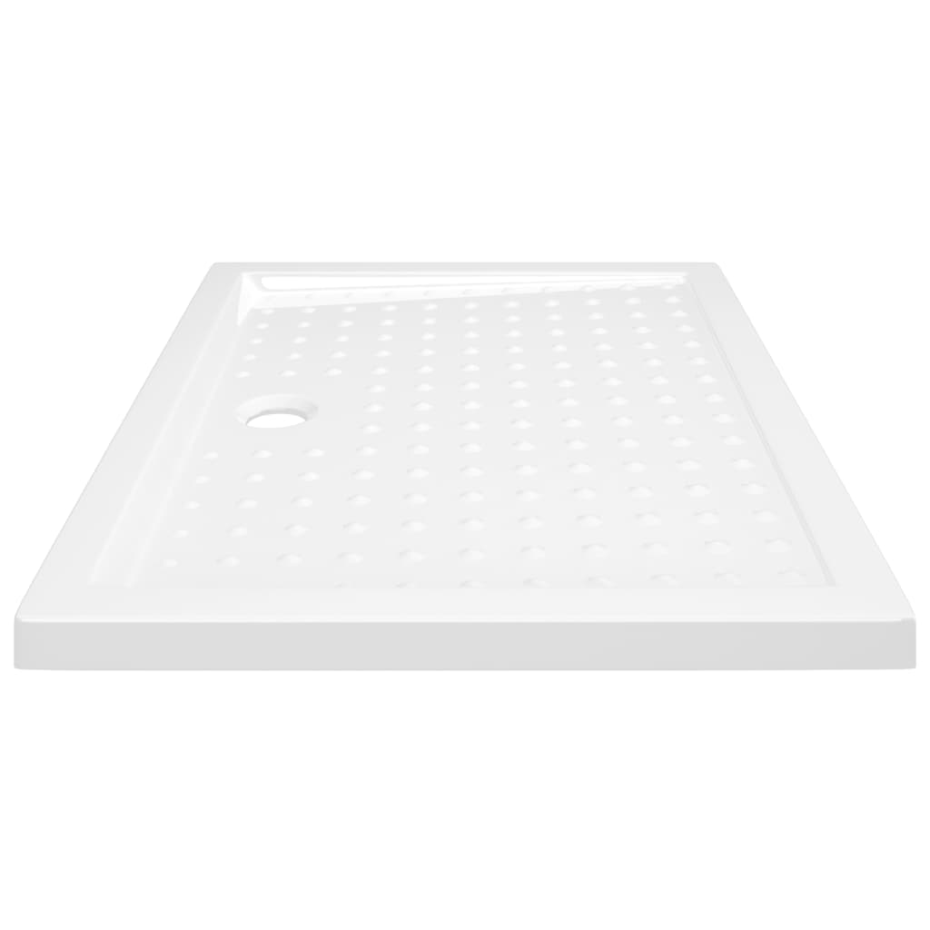 Podloga za tuširanje s točkicama bijela 90 x 70 x 4 cm ABS
