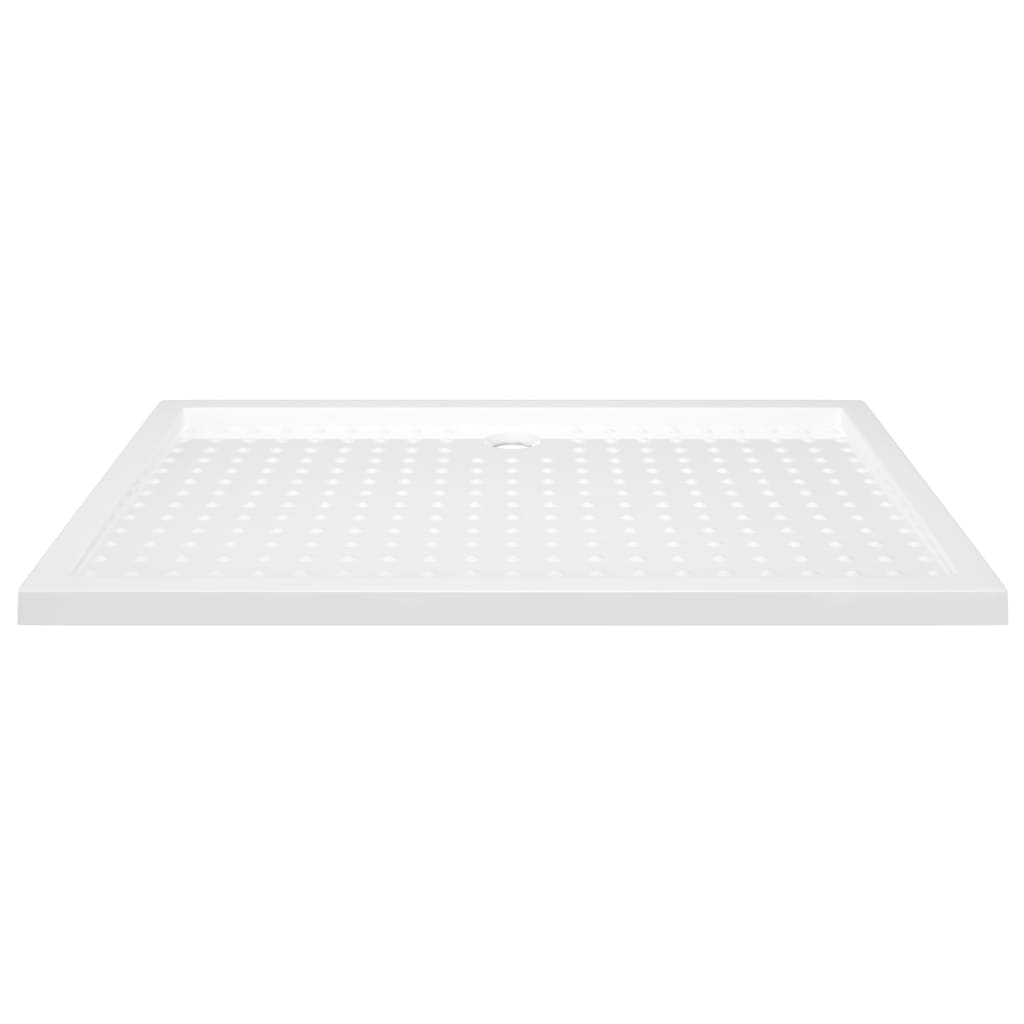 Podloga za tuširanje s točkicama bijela 80 x 120 x 4 cm ABS