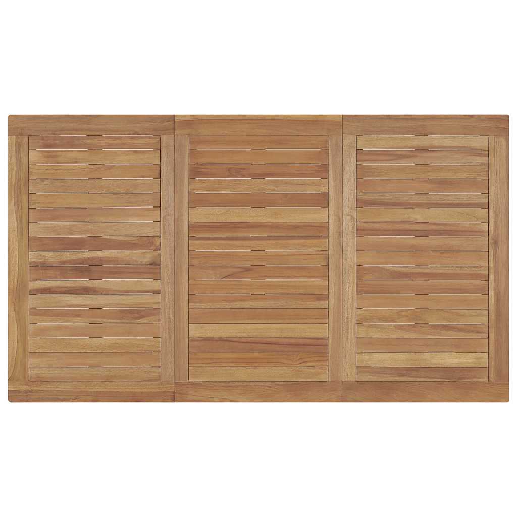 Vrtni blagovaonski stol 140 x 80 x 77 cm od masivne tikovine