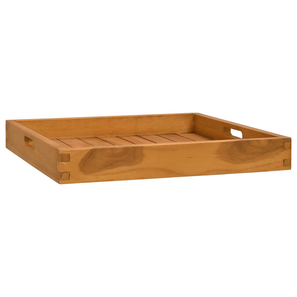 Pladanj za posluživanje 50 x 50 cm od masivne tikovine