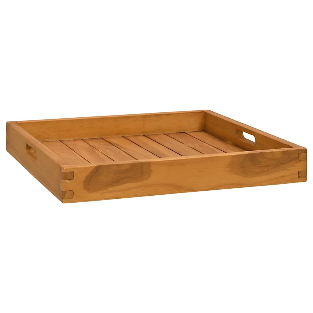 Pladanj za posluživanje 50 x 50 cm od masivne tikovine