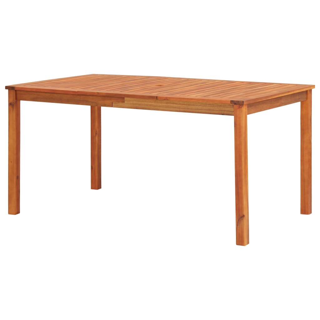 3058088  5 Piece Garden Dining Set with Cushions Solid Acacia Wood (45962+2x312130)
