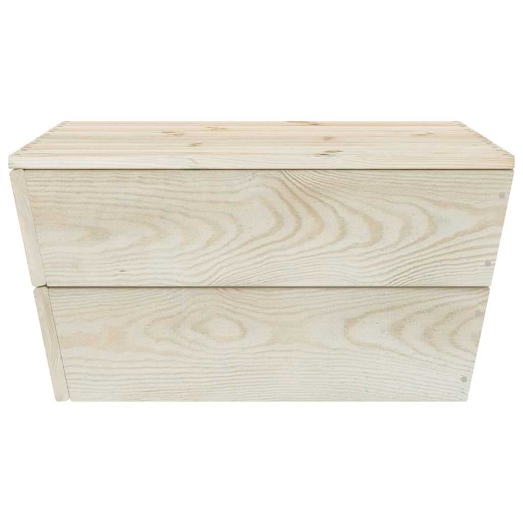 Vrtni stolovi 2 kom 60 x 60 x 30 cm od impregnirane smrekovine