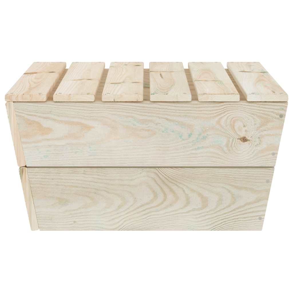 Vrtni stolovi 2 kom 60 x 60 x 30 cm od impregnirane smrekovine