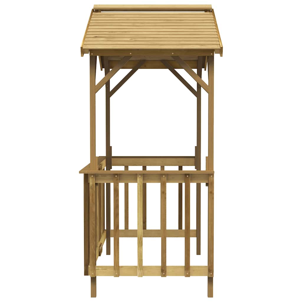 Kućica za roštilj 163,5 x 93 x 210 cm od impregnirane borovine