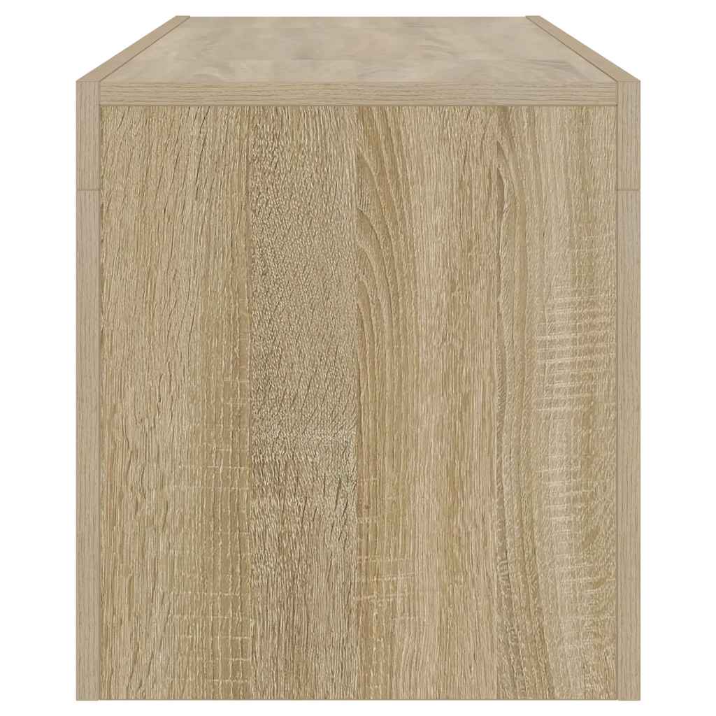TV ormarić s LED svjetlima boja hrasta sonome 120 x 35 x 40 cm