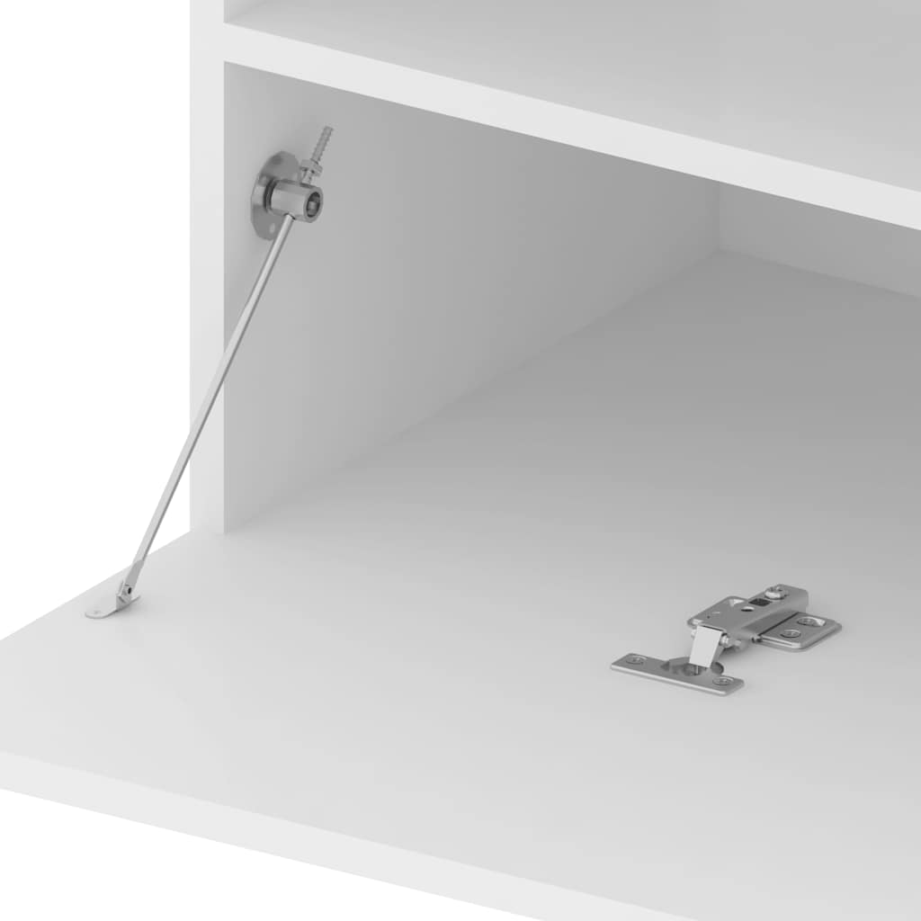 TV ormarići s LED svjetlima 2 kom bijeli 75 x 35 x 40 cm