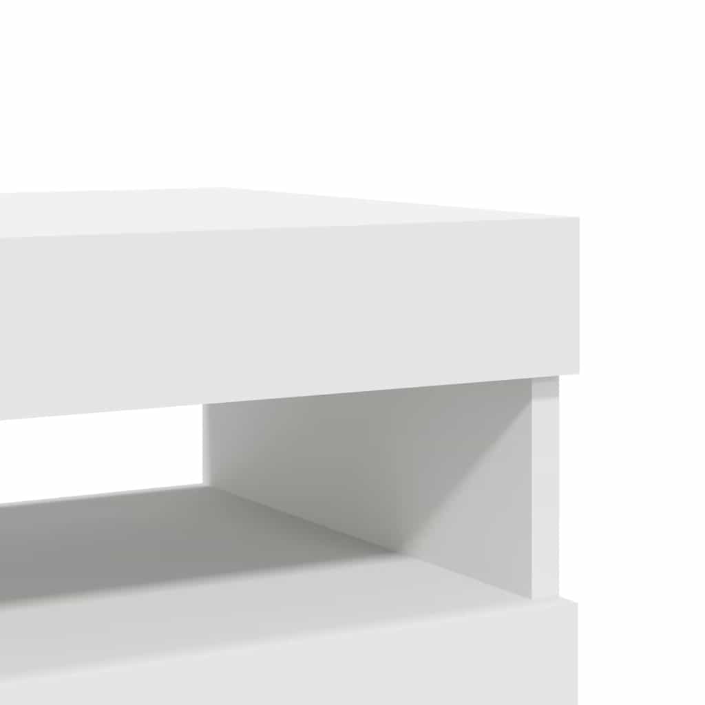 TV ormarići s LED svjetlima 2 kom bijeli 60 x 35 x 40 cm