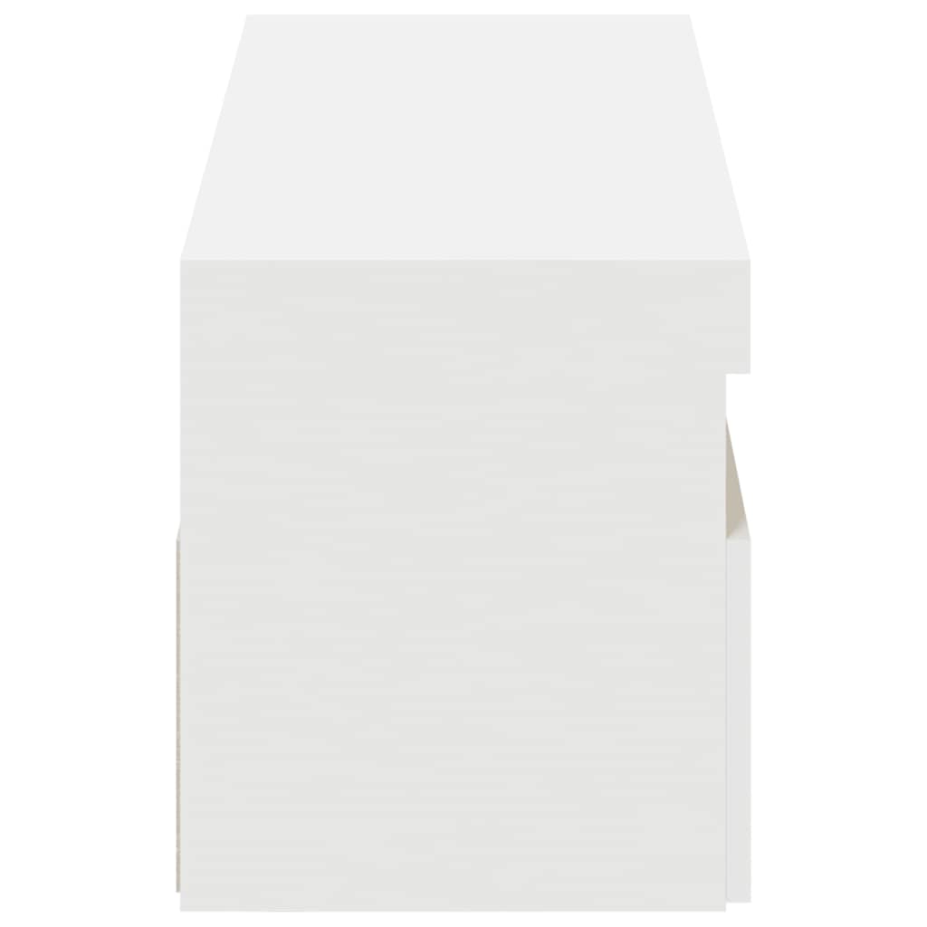 TV ormarići s LED svjetlima 2 kom bijeli 60 x 35 x 40 cm