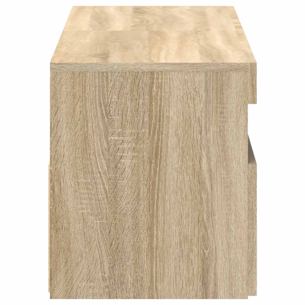 TV ormarići s LED svjetlima 2 kom boja hrasta 60 x 35 x 40 cm
