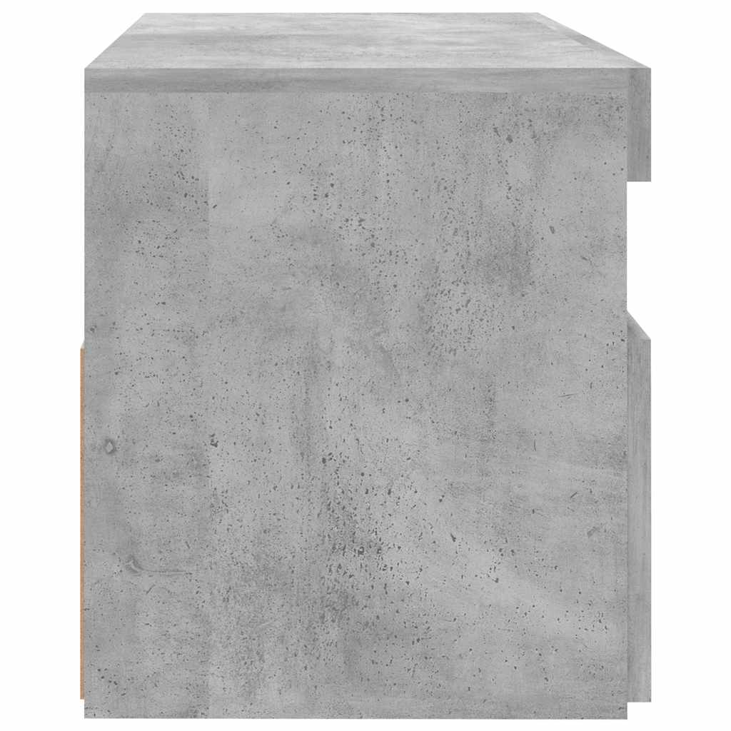 TV ormarić s LED svjetlima siva boja betona 60x35x40 cm