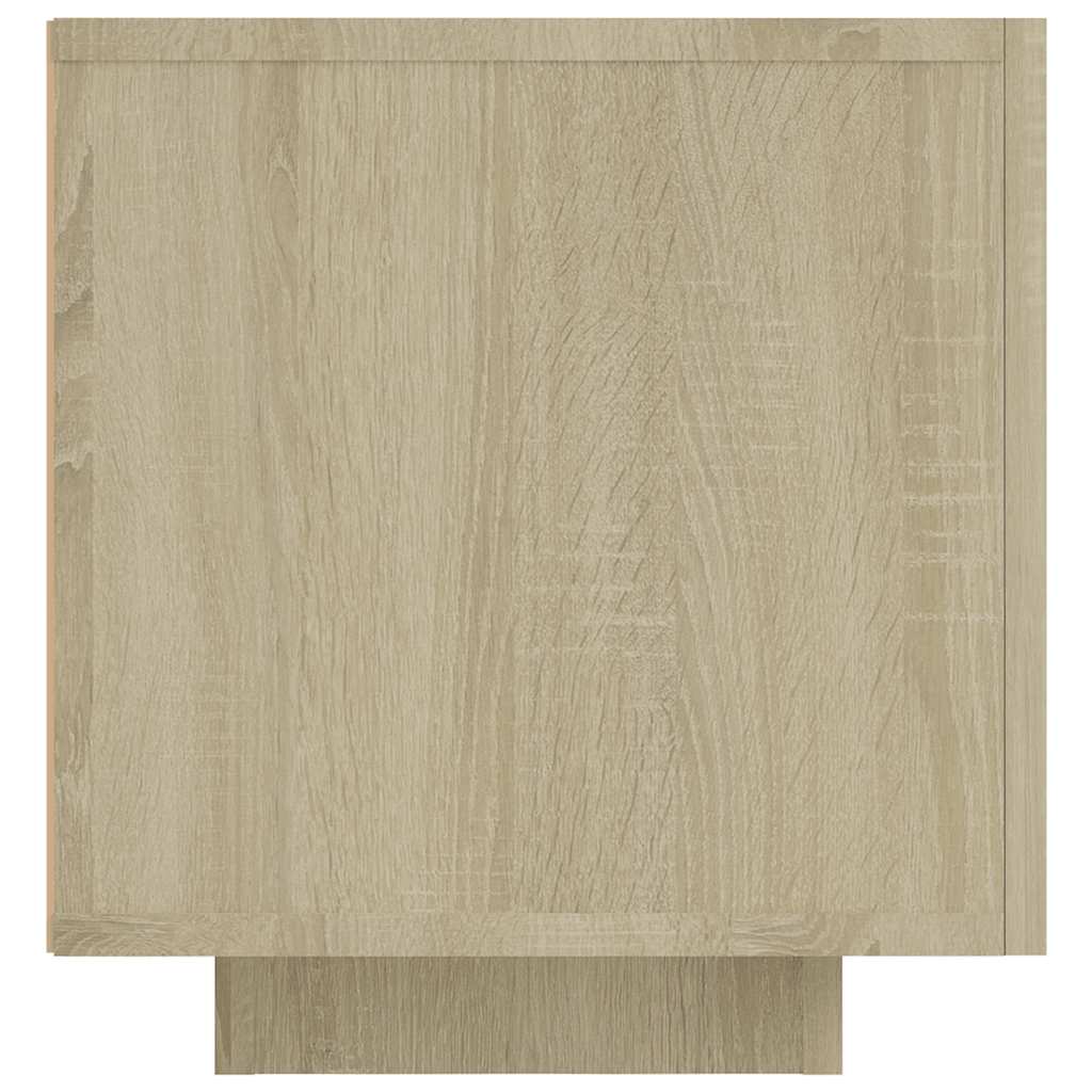 TV ormarić s LED svjetlima boja hrasta sonome 160 x 35 x 40 cm