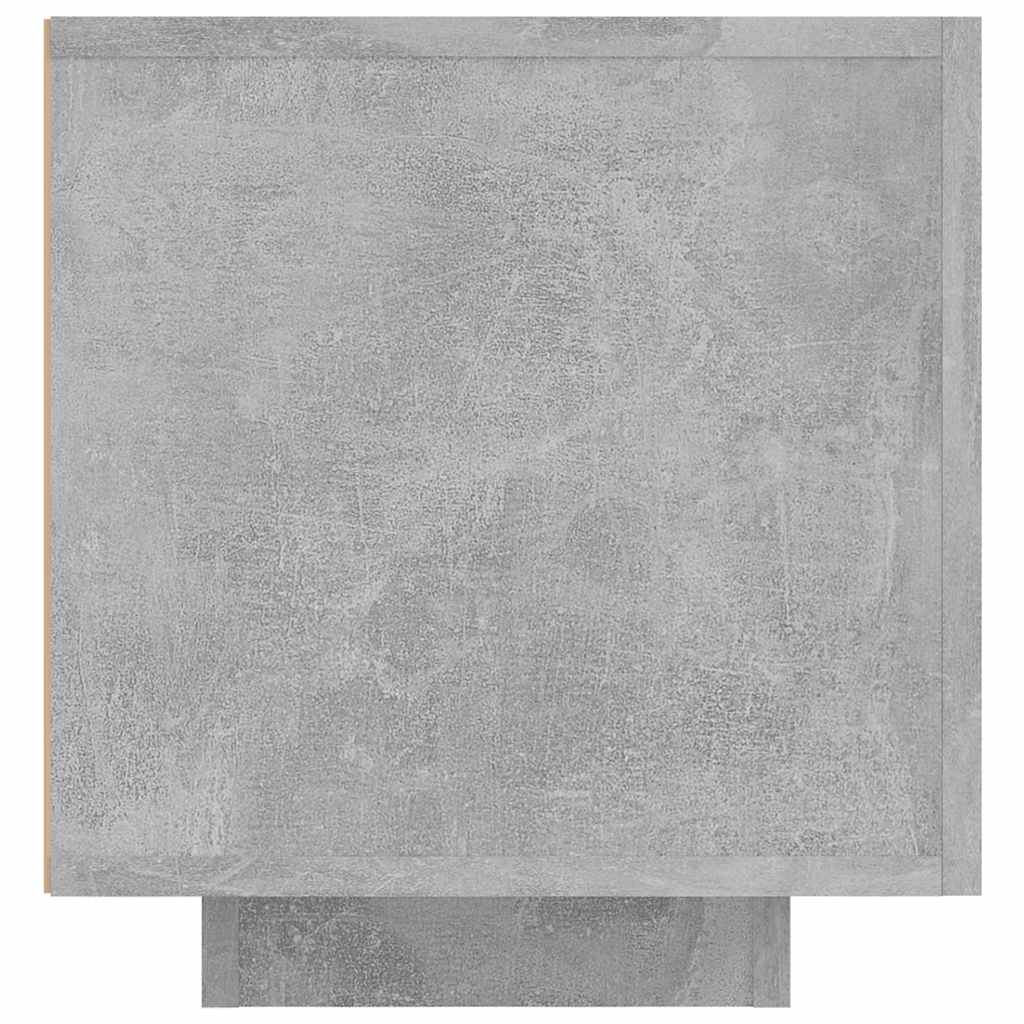TV ormarić s LED svjetlima siva boja betona 160 x 35 x 40 cm