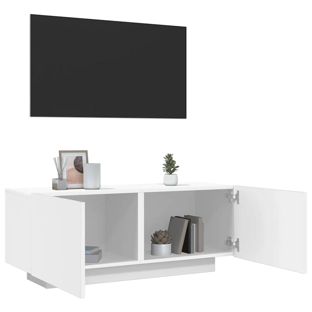 TV ormarić bijeli 100 x 35 x 40 cm od konstruiranog drva