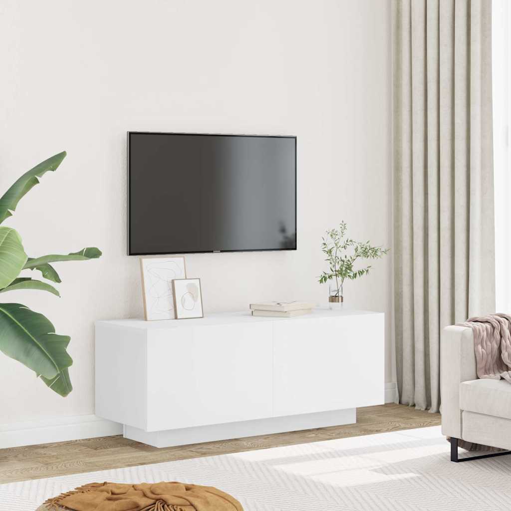 TV ormarić bijeli 100 x 35 x 40 cm od konstruiranog drva