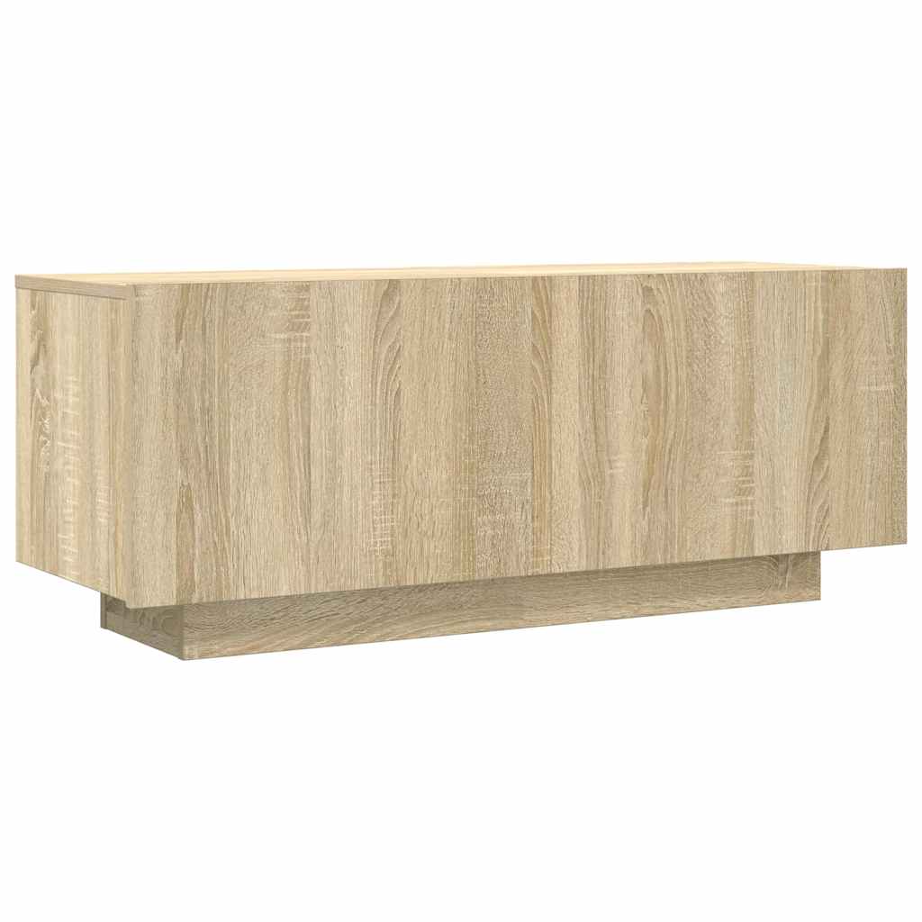 TV ormarić boja hrasta sonome 100x35x40 cm konstruirano drvo Smeđa