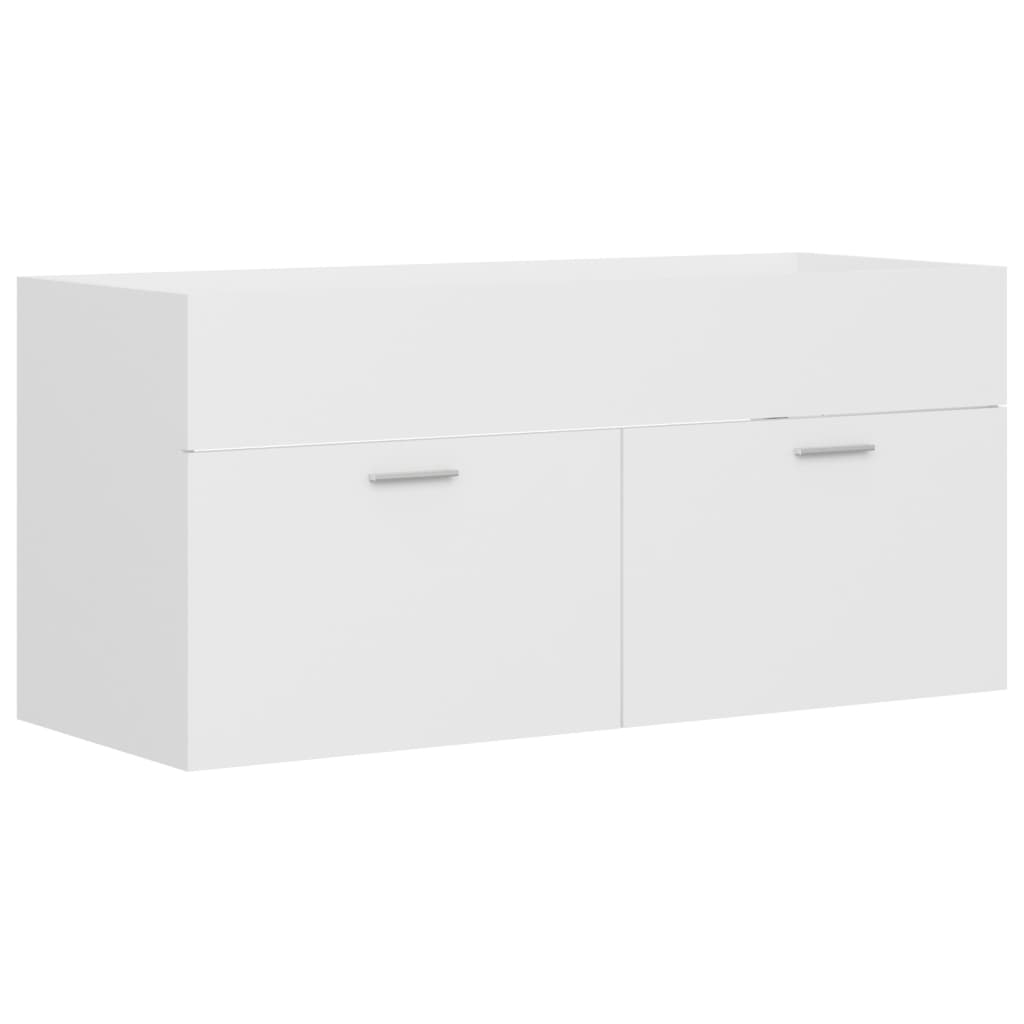 Ormarić za umivaonik bijeli 100x38,5x46 cm konstruirano drvo