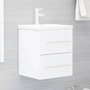 Ormarić za umivaonik bijeli 41 x 38,5 x 48 cm konstruirano drvo