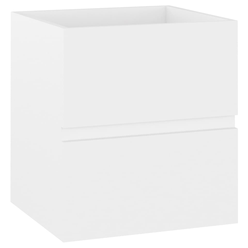 Ormarić za umivaonik bijeli 41 x 38,5 x 45 cm drveni