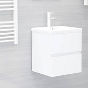 Ormarić za umivaonik bijeli 41 x 38,5 x 45 cm drveni