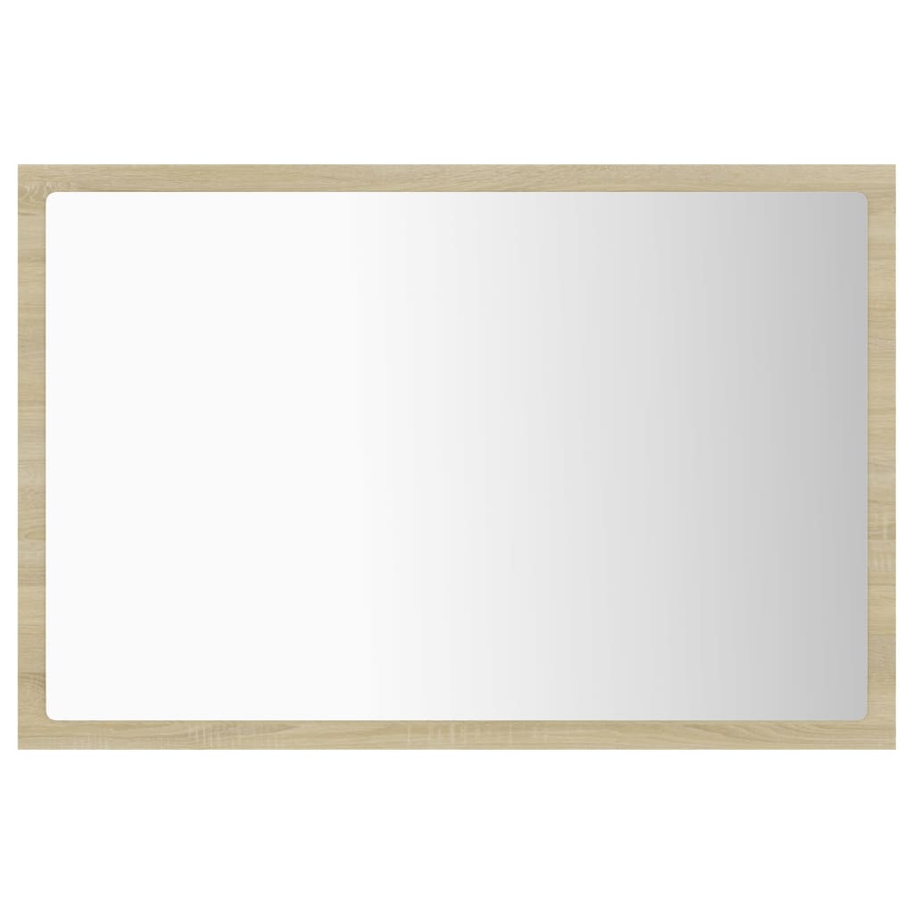 LED kupaonsko ogledalo boja hrasta sonome 60x8,5x37 cm akrilno